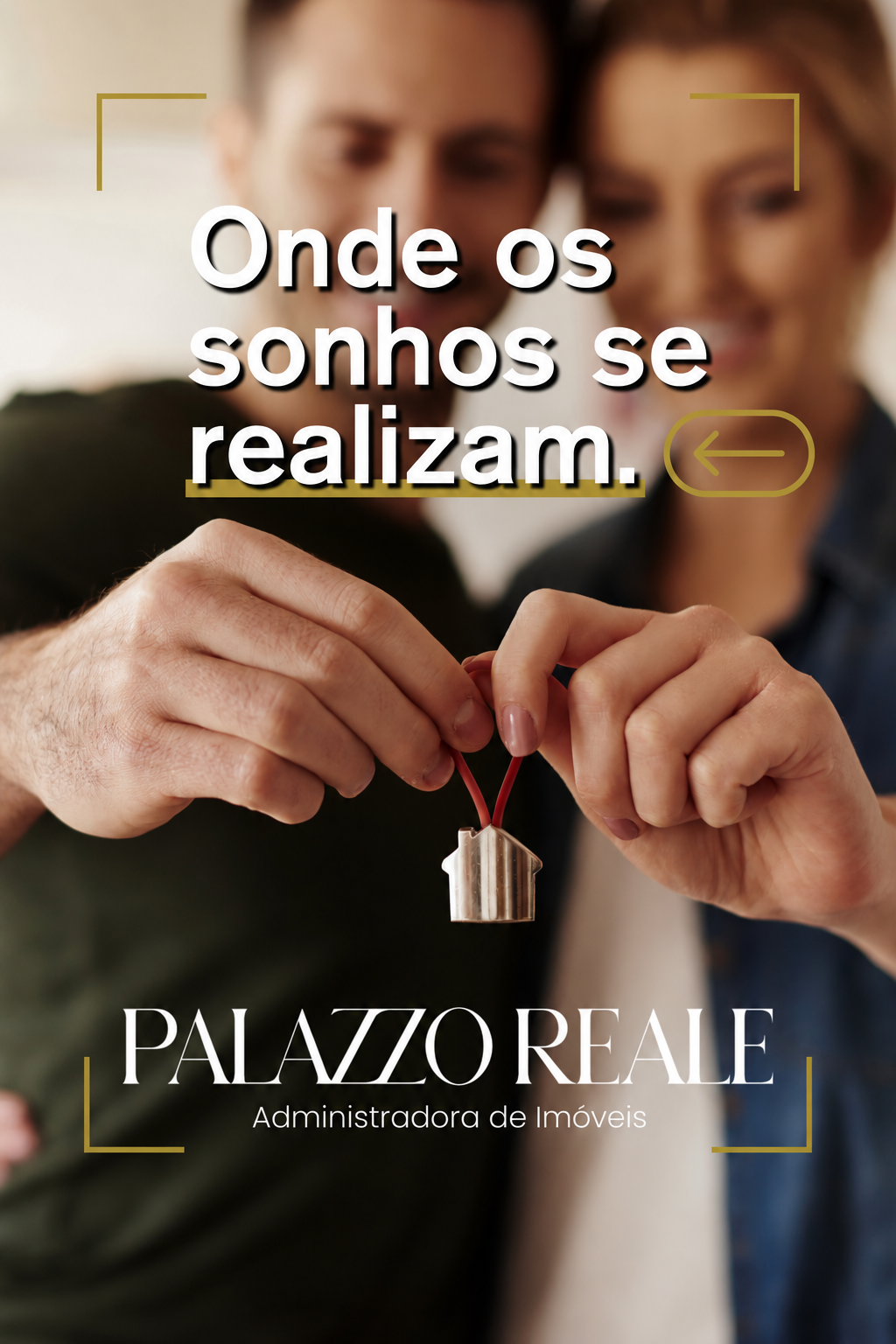 Onde os sonhos se realizam: entrega das chaves de um imóvel